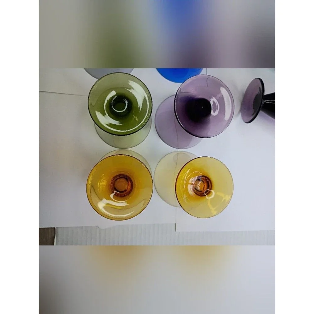 11 Max Verboeket Fruit Juice Drinkware Glassware Cocktail Multi-colored  RARE